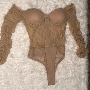 🔥🔥SEXY SHEER OFF THE SHOULDER BODYSUIT🔥🔥
